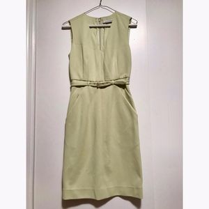 Dianne von Furstenberg Soft Green Sheath Dress